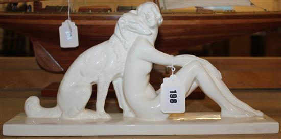 Goebel Art Deco nude figurine